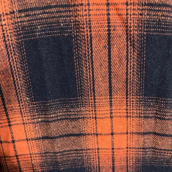 Bloomchic 22-24 Flannel Orange and Navy brand new with tags - Picture 4 of 4